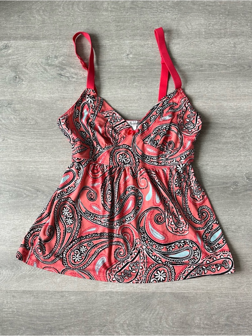 Linea Donatella Paisley Babydoll Cami | Y2K Coquette